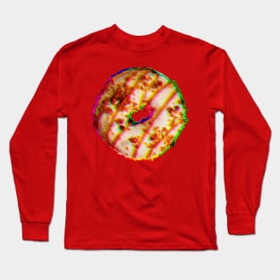 Donut Snack Glitch Long Sleeve T-Shirt